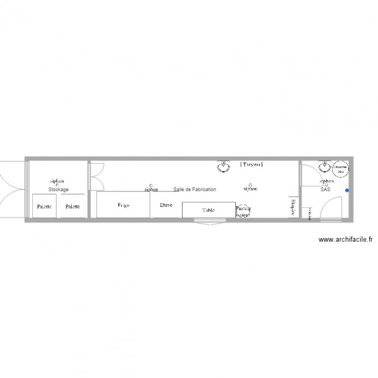 Container fromagerie. Plan de 0 pièce et 0 m2