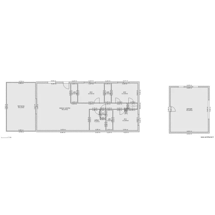 avant projet. Plan de 