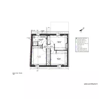 Plan &eacute;lectrique R+2 Batardi&egrave;re Bisleau