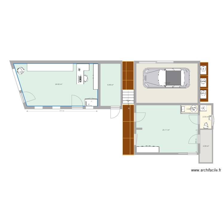 magasin 2. Plan de 0 pièce et 0 m2