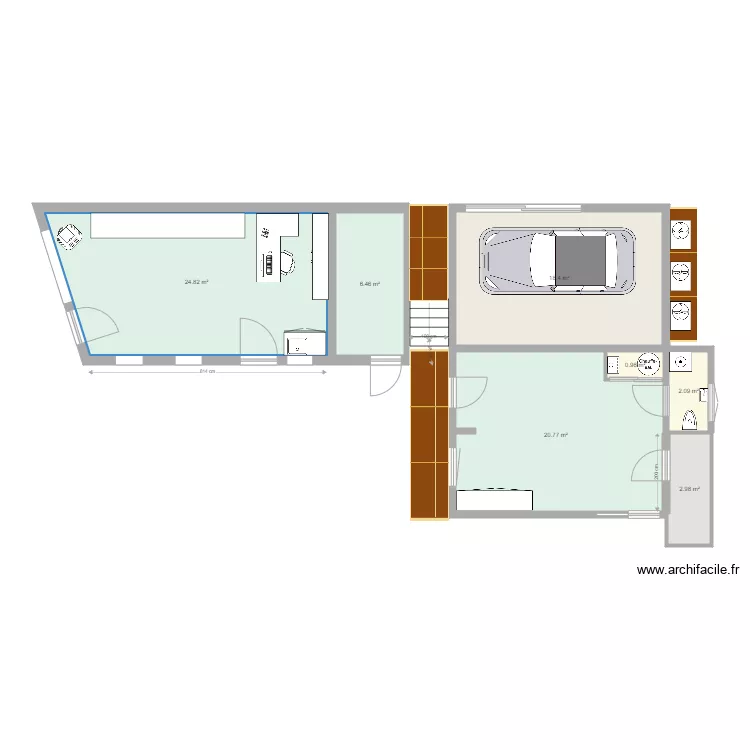 magasin 2. Plan de 