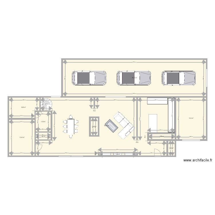 PLAN MAISON. Plan de 0 pièce et 0 m2