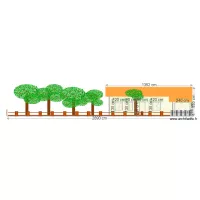 plan fa&ccedil;ade Sud hourtin avant