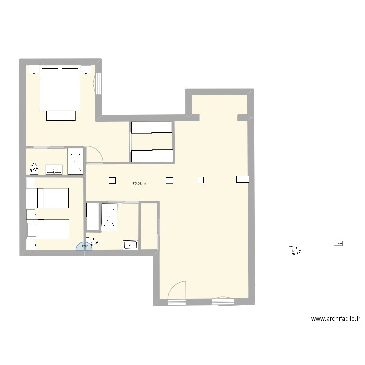 castello 44  opcion 3. Plan de 0 pièce et 0 m2