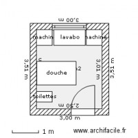 salle de bain - buanderie