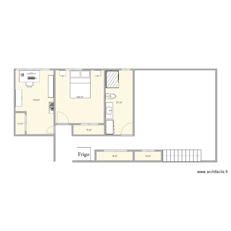 SDB  2SS 2. Plan de 0 pièce et 0 m2