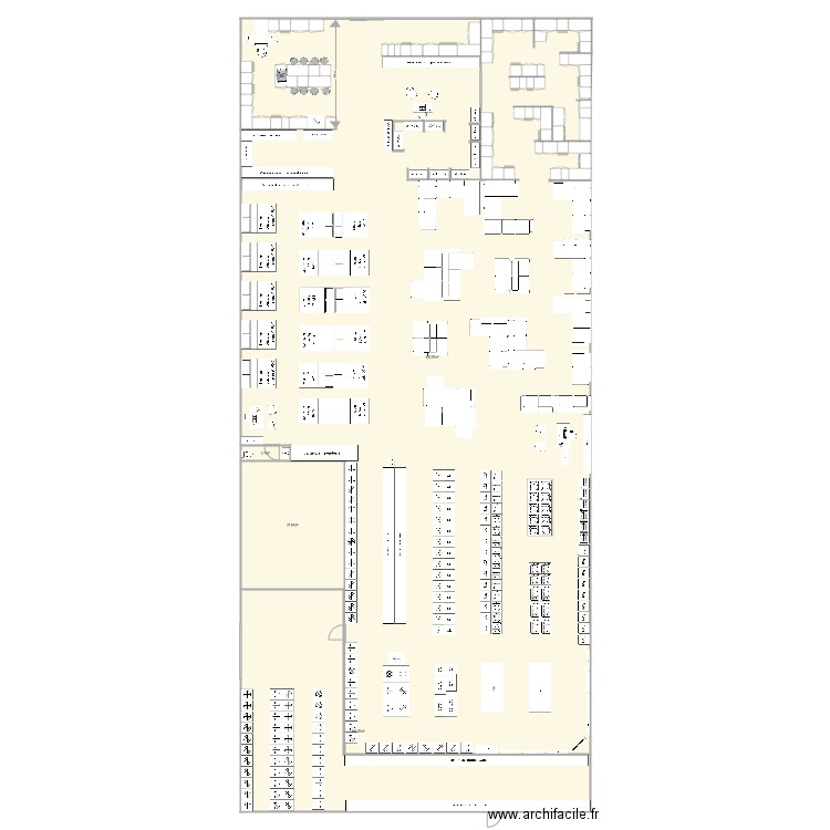  magasin 650m2 DERNIERE MODIF. Plan de 0 pièce et 0 m2