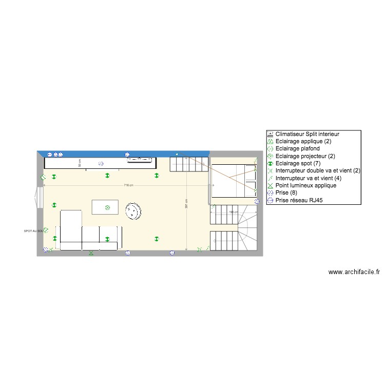 MAISON  NIVEAU 2 VERSION 3. Plan de 0 pièce et 0 m2