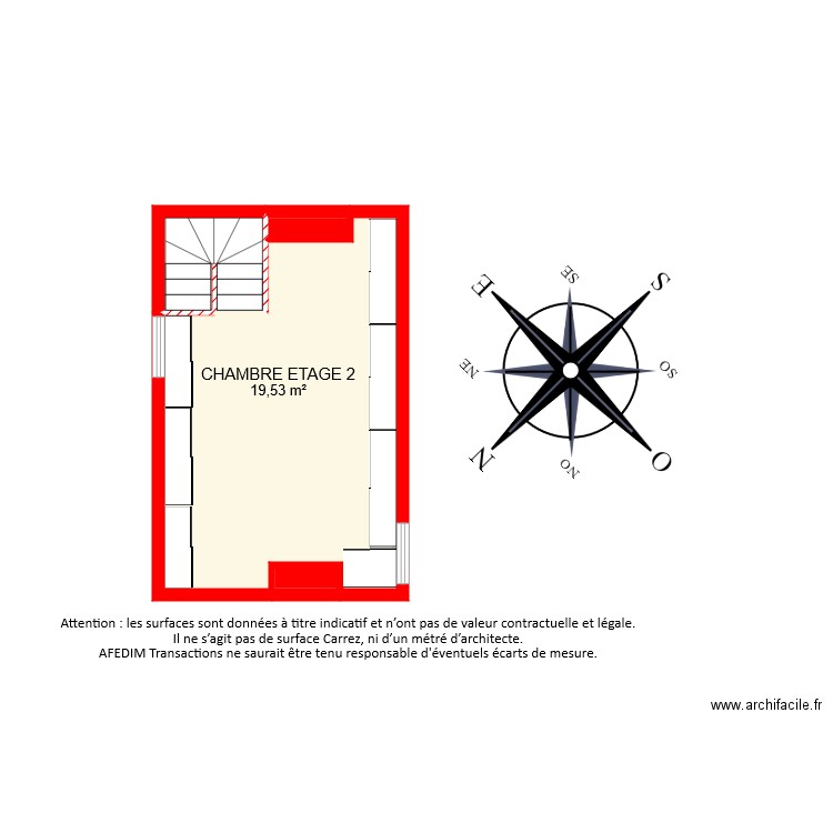 BI 7129 ETAGE 2. Plan de 0 pièce et 0 m2