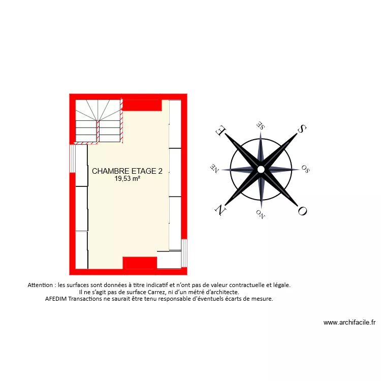 BI 7129 ETAGE 2. Plan de 