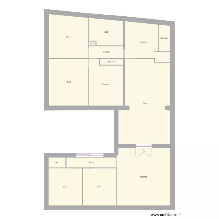 maison mzt1 test1. Plan de 