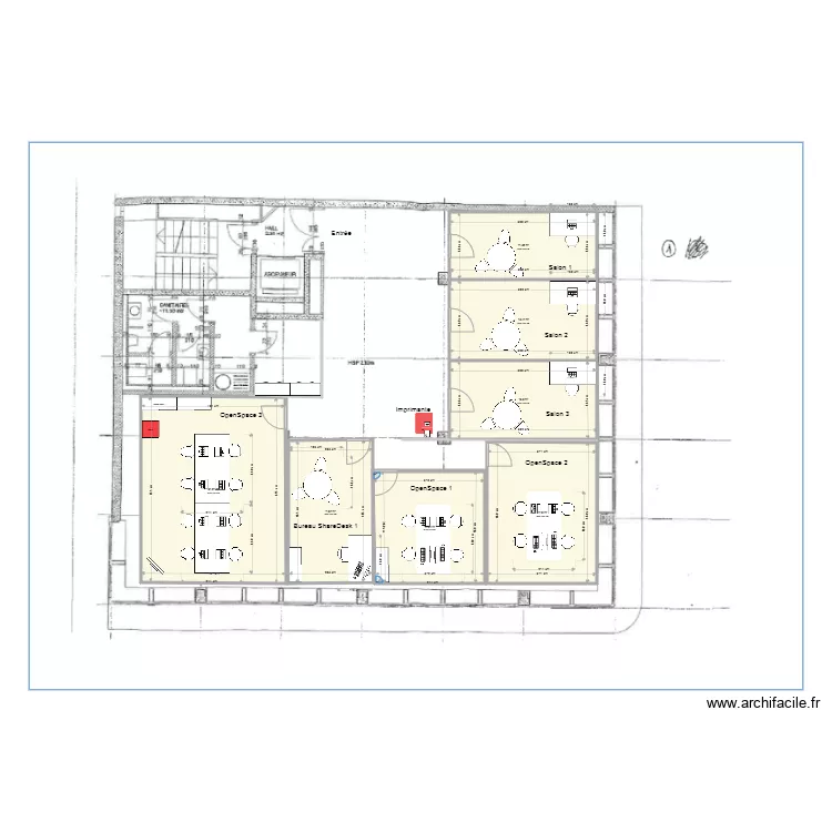 gen&egrave;ve Kl&eacute;berg V6. Plan de 