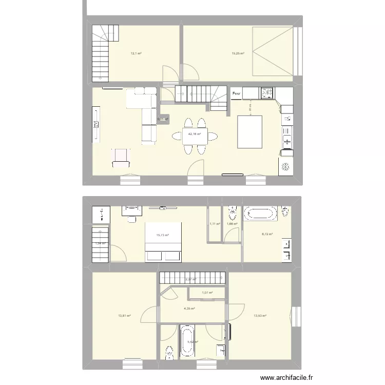RDC R1DAMMARIE. Plan de 