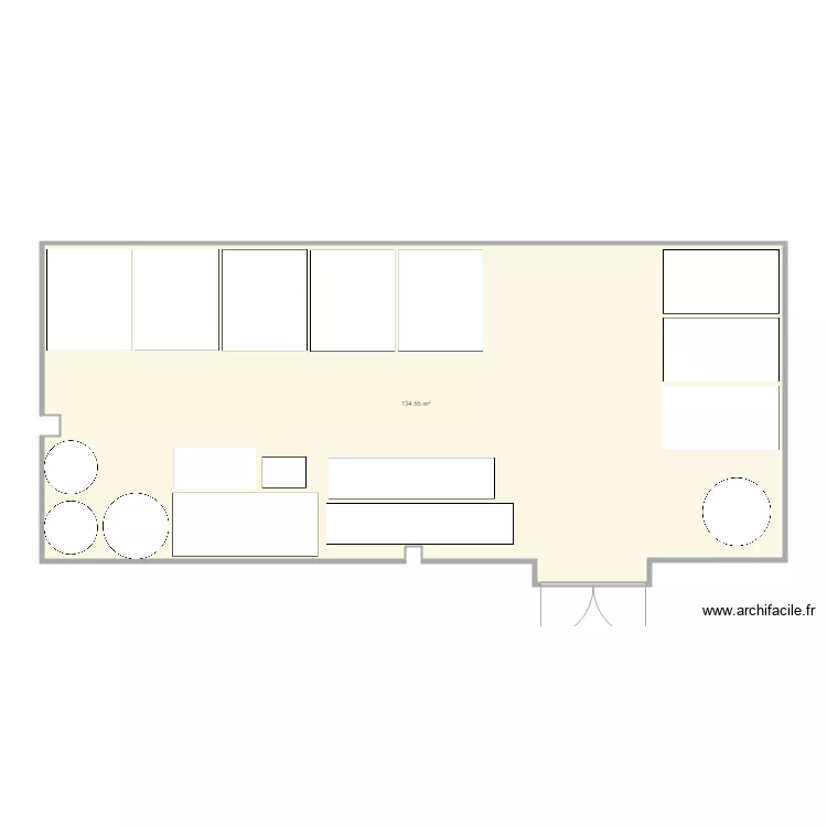 Chai Le Nid. Plan de Chai Le Nid. Plan de