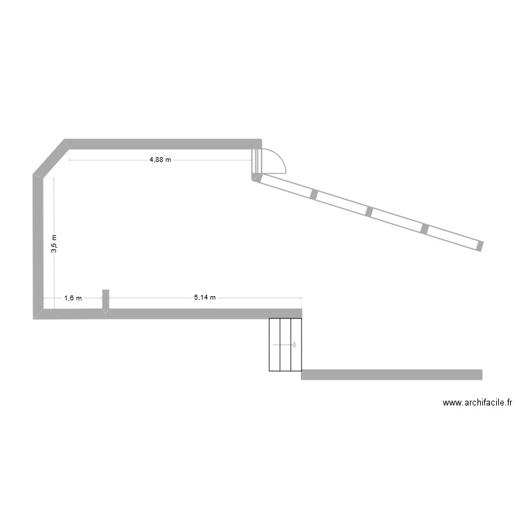 Salle transition Musée Cour d'Or. Plan de 0 pièce et 0 m2