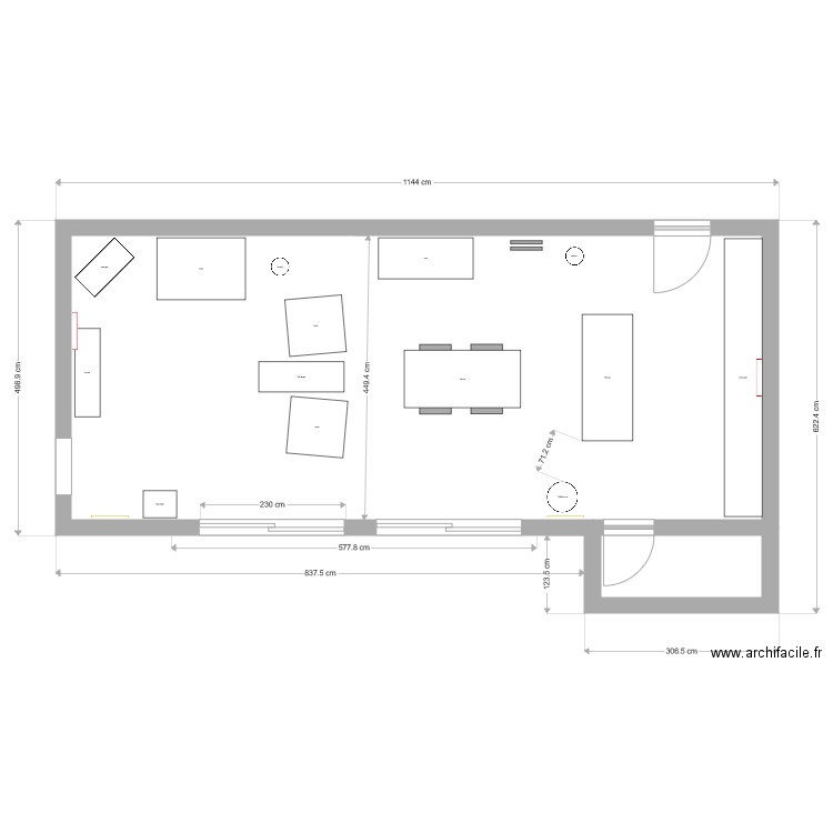 Salon 2. Plan de 0 pièce et 0 m2