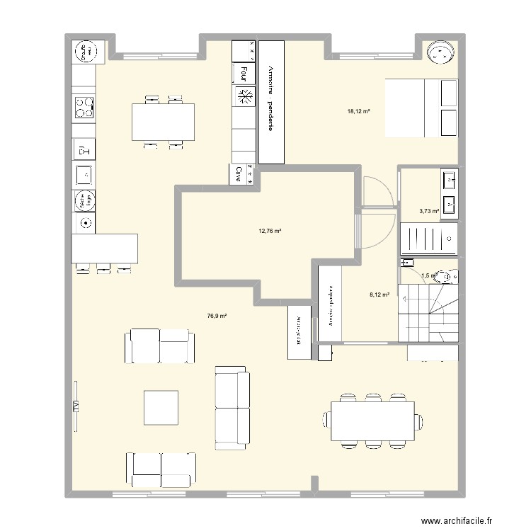 de gaulle Pornichet v2. Plan de 0 pièce et 0 m2