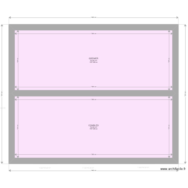 MERCIER. Plan de 15 pièces et 428 m2