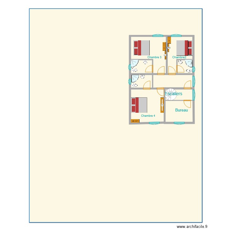 kayiranga etage. Plan de 0 pièce et 0 m2