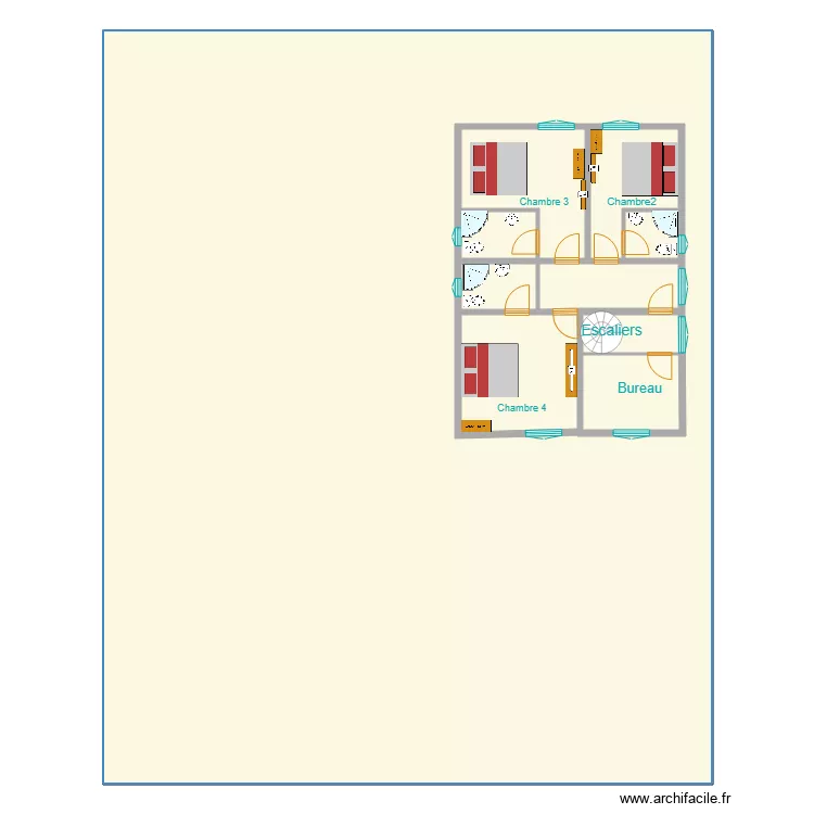 kayiranga etage. Plan de 