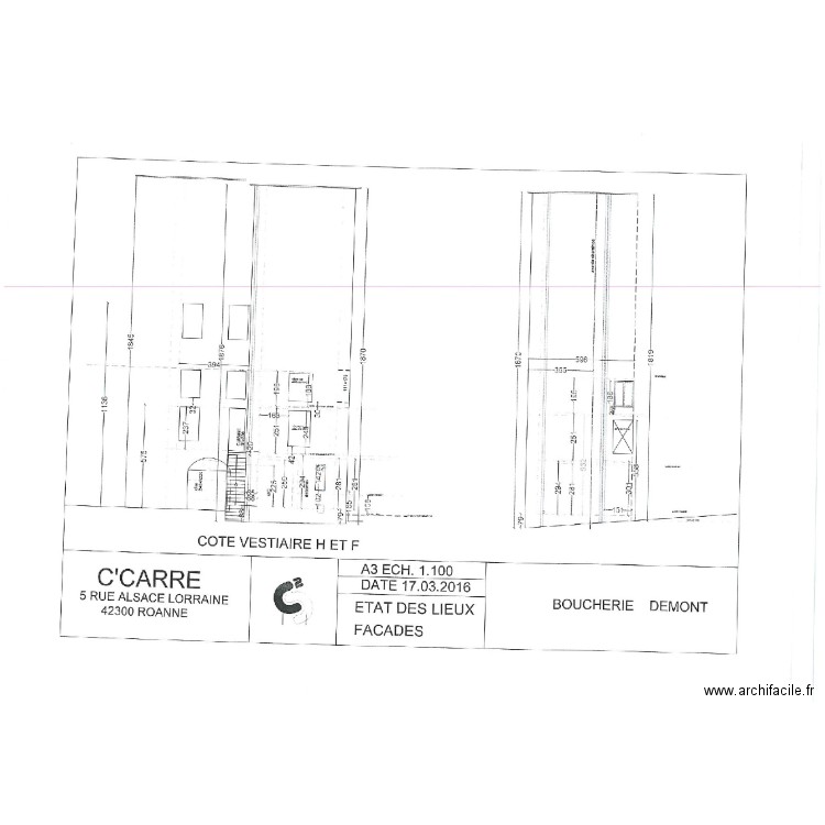 DEMONT PLAN 3. Plan de 0 pièce et 0 m2