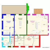 Plan R&eacute;sidence Joussac RDC et 1er