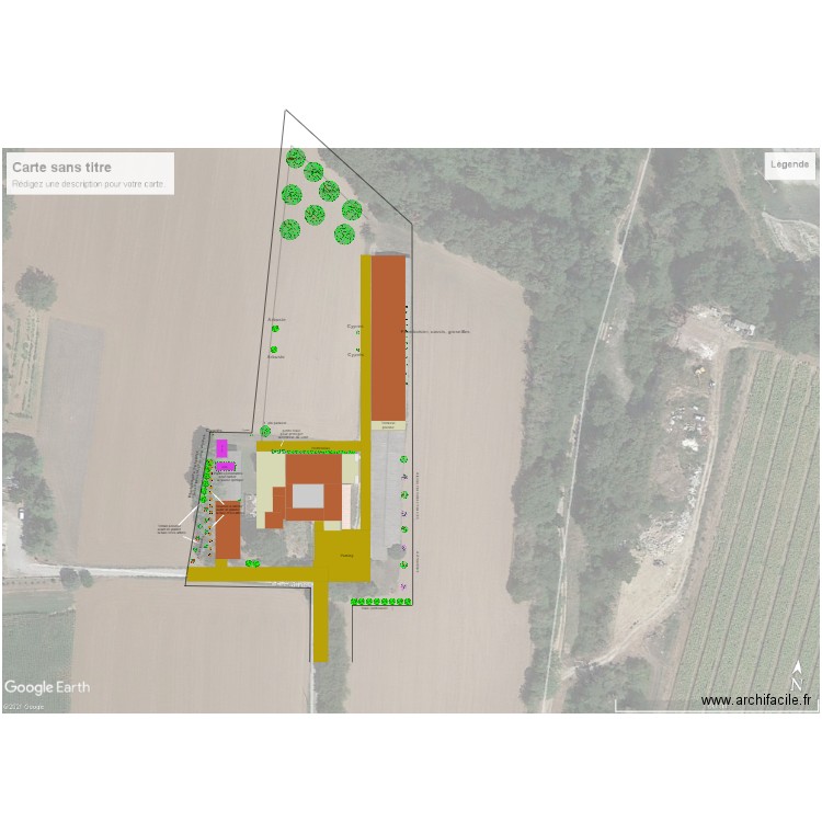 La  plaine  - Plantations V3 sans piscine. Plan de 0 pièce et 0 m2