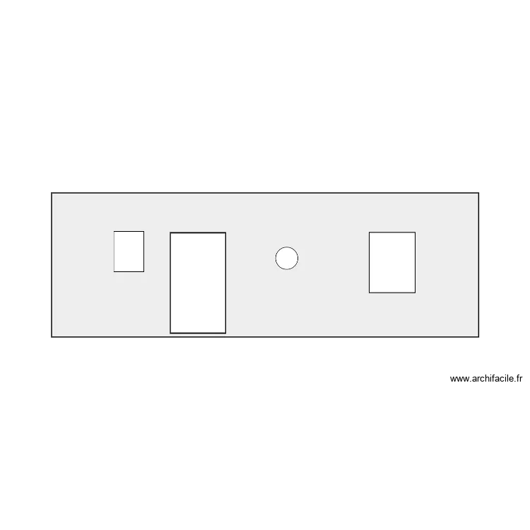 Façade sud. Plan de Façade sud. Plan de