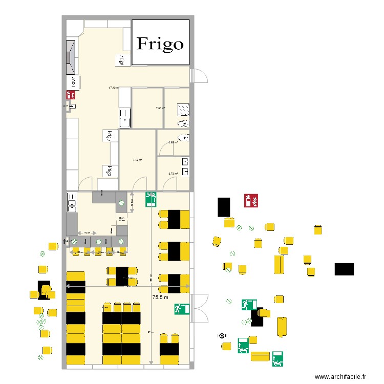 patisserie passion 8. Plan de 0 pièce et 0 m2