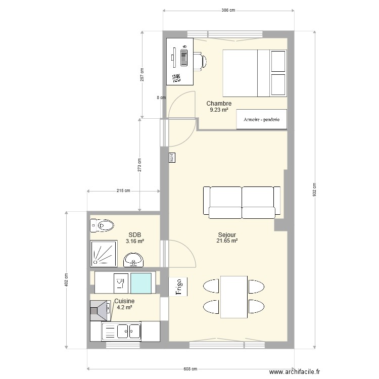 APT 2e. Plan de 0 pièce et 0 m2