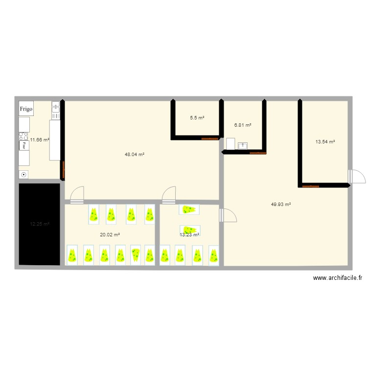 crèche 2. Plan de 0 pièce et 0 m2