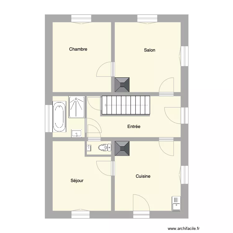 taglang existant rdc. Plan de 