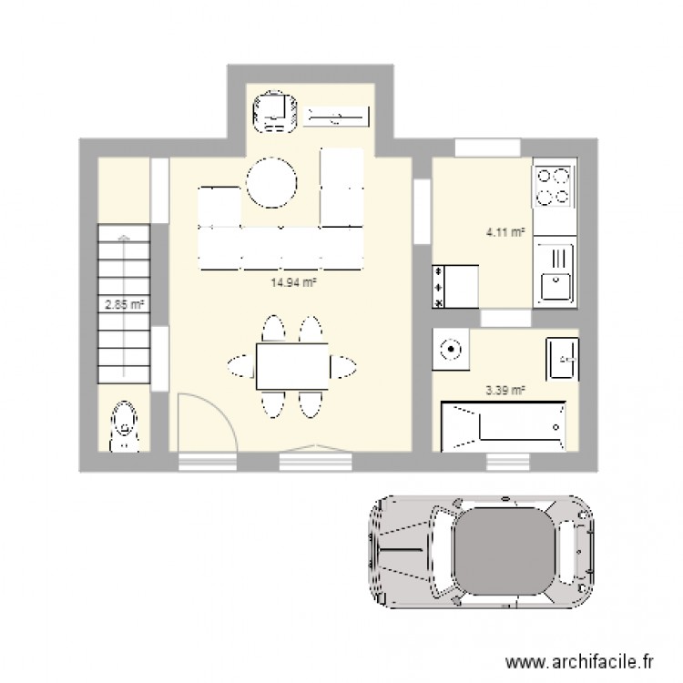 Elouges. Plan de 0 pièce et 0 m2