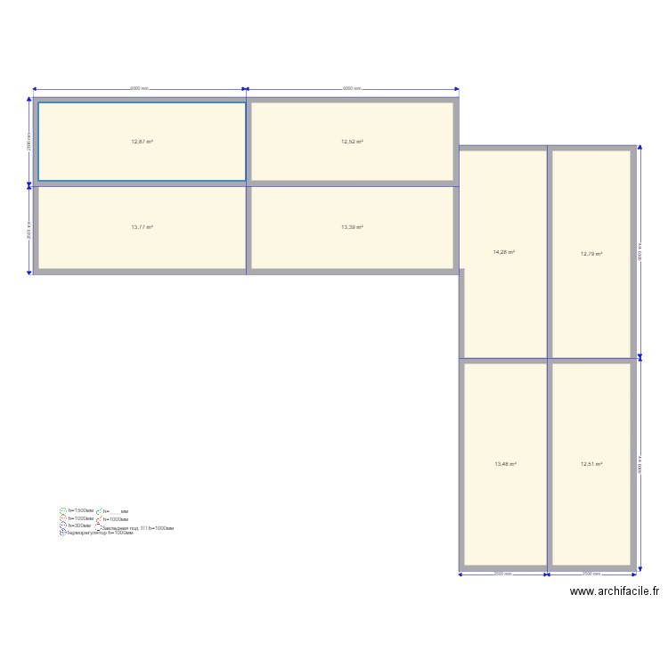 Legenda. Plan de 0 pièce et 0 m2