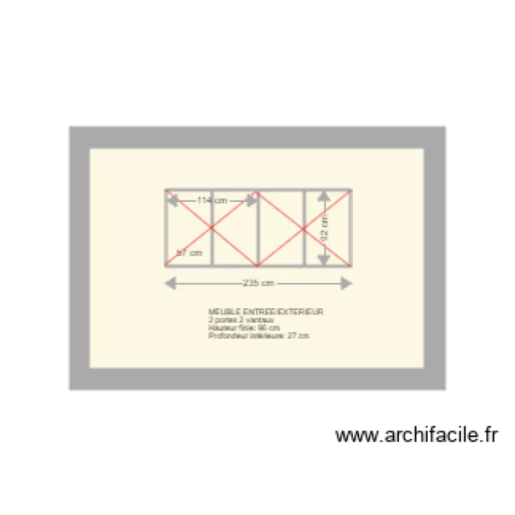 meuble entrée 30 juin. Plan de meuble entrée 30 juin. Plan de