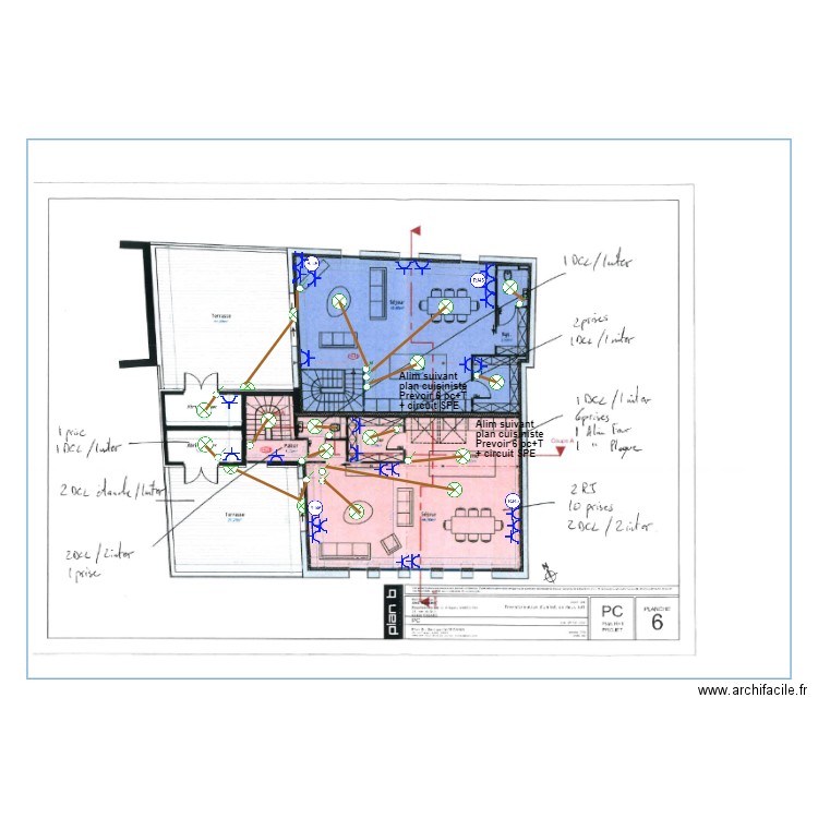 LOFT ARRAS Plan elec RDC. Plan de 0 pièce et 0 m2