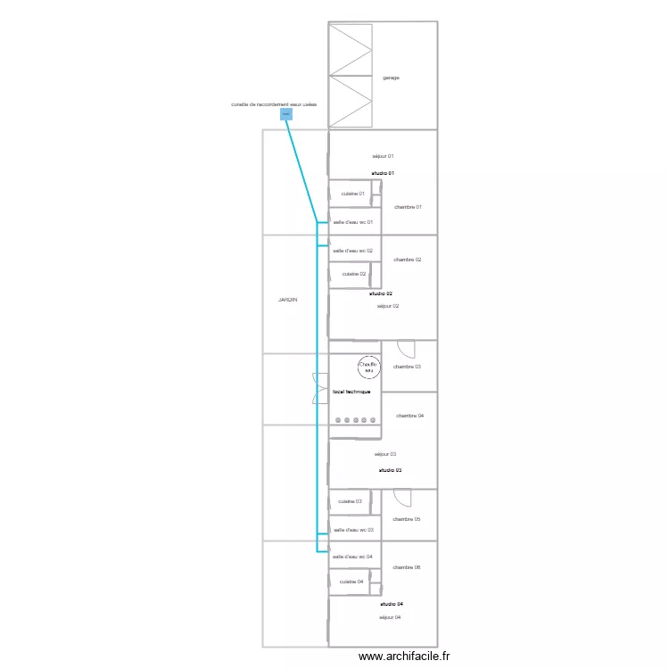 SCI COL VERT ass. Plan de 
