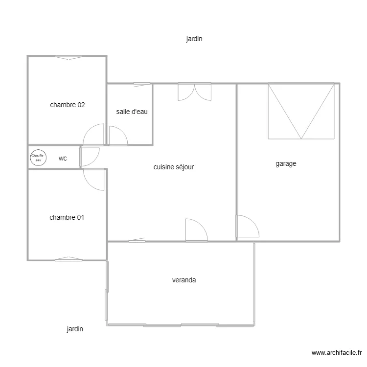 tranchant am. Plan de 