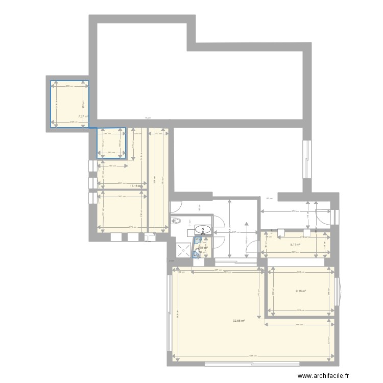 Maison Bedoule modifié. Plan de 0 pièce et 0 m2