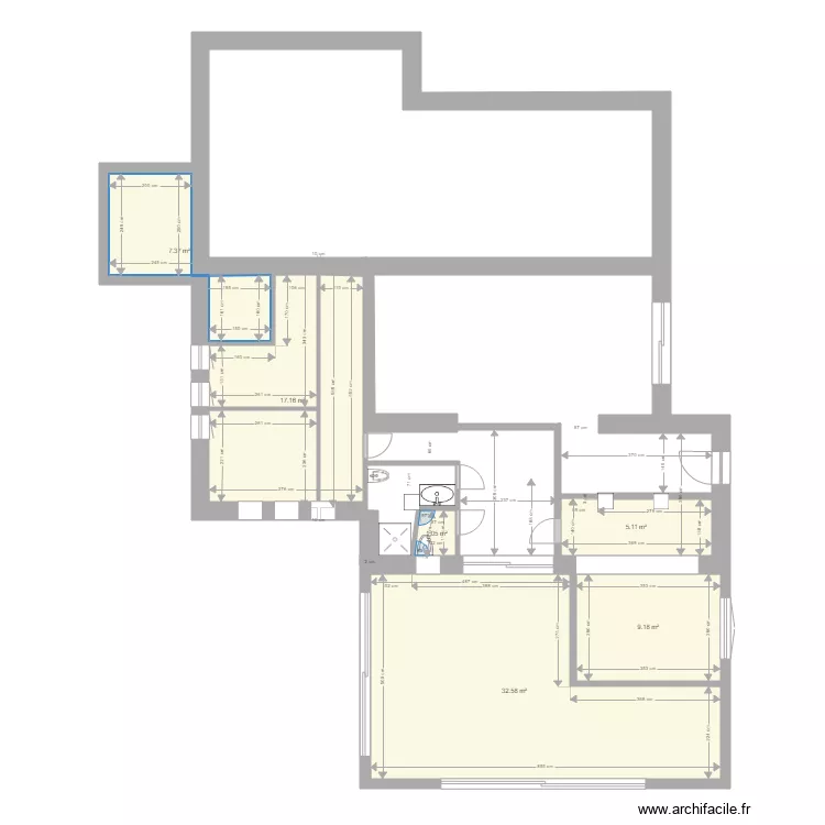 Maison Bedoule modifié. Plan de Maison Bedoule modifié. Plan de