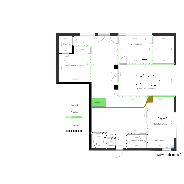 projet RENOVATION der 1. Plan de 0 pièce et 0 m2