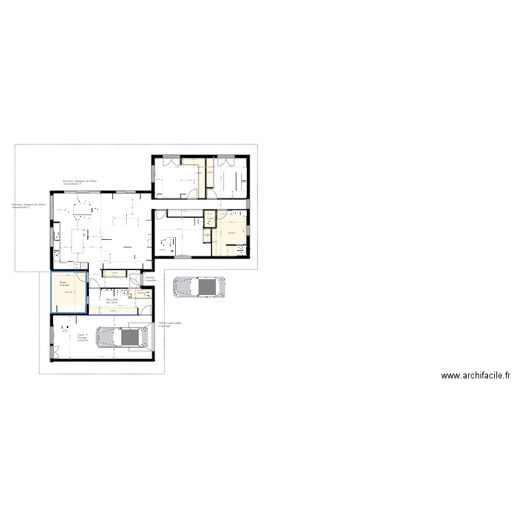 MAISON  1 MAI. Plan de 0 pièce et 0 m2