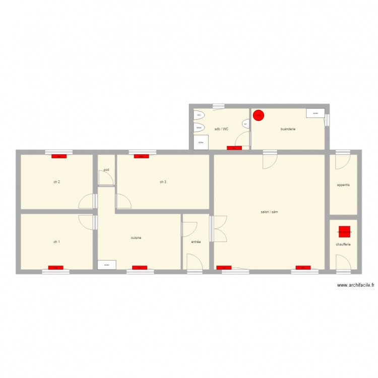 AUMONT. Plan de 0 pièce et 0 m2