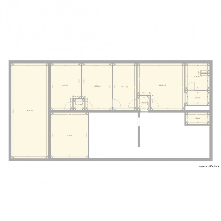 IBANEZ-BARTMAN_V04. Plan de 11 pièces et 128 m2