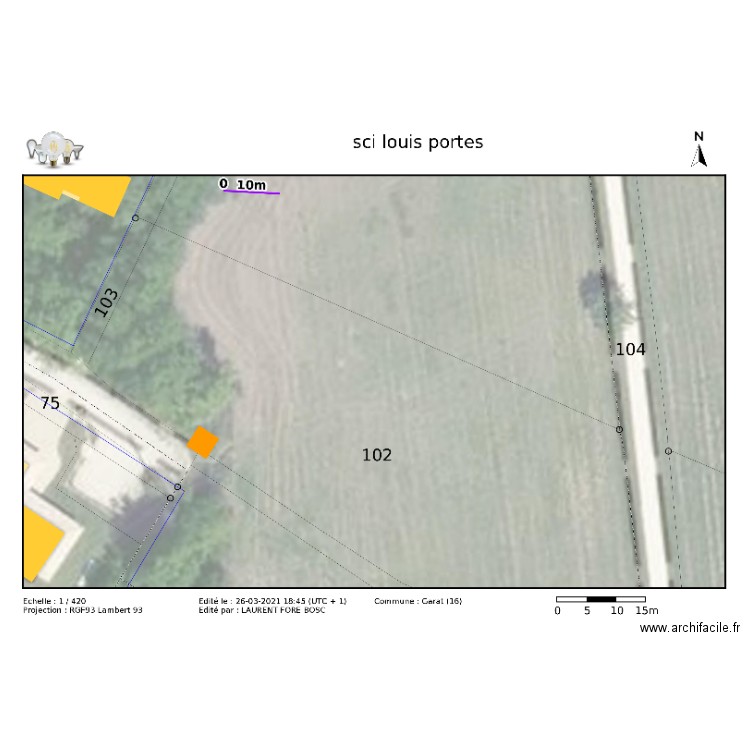 geof sci louis portes. Plan de 0 pièce et 0 m2