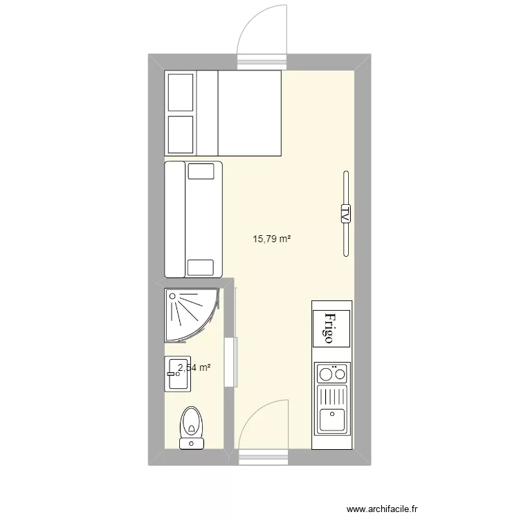 Porcheville Annexe. Plan de 