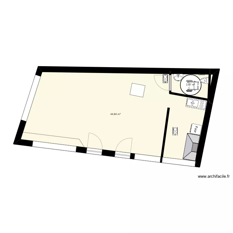 le club. Plan de le club. Plan de