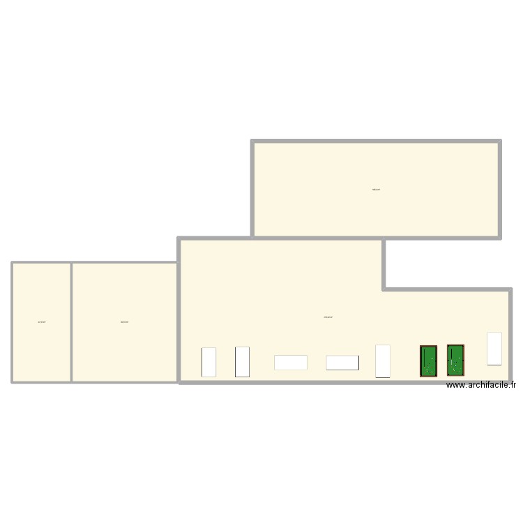 Plan Corsaire. Plan de 4 pièces et 559 m2