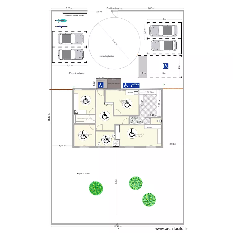 plan general projet ERP. Plan de 