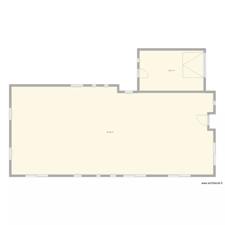 Maison Richerenches. Plan de 